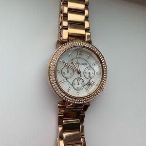 Michael Kors Rose Gold Chronograph Watch